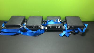 4 x Toughbook Docking Stations with Cushions and Straps