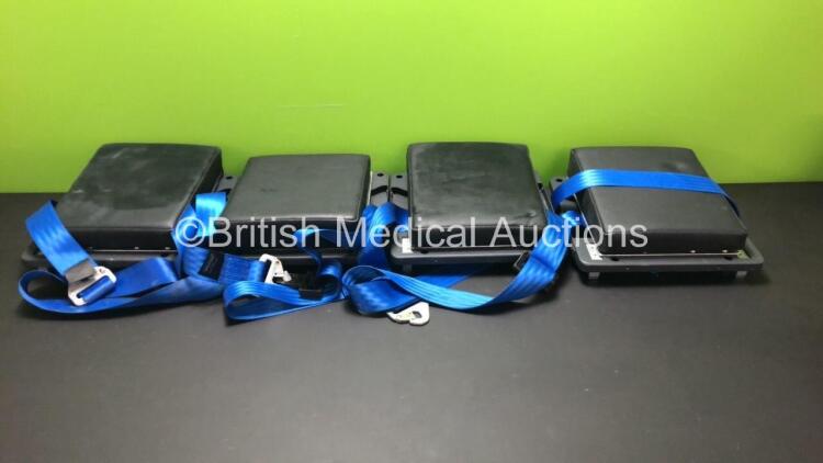 4 x Toughbook Docking Stations with Cushions and Straps