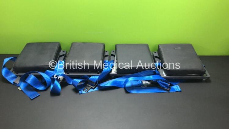 4 x Toughbook Docking Stations with Cushions and Straps