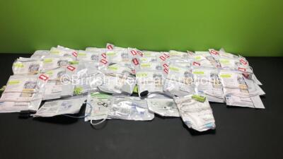 Job Lot of 37 x Defibrillator Electrode Packs Including 32 x Zoll Adult Stat-padz II (Out of Date)