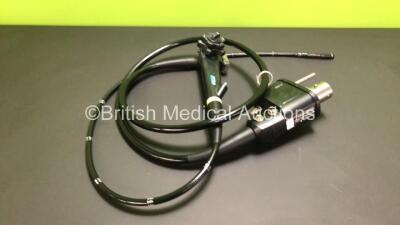 Pentax EG-2990i Video Gastroscope in Case - Engineer's Report : Optical System - Untested, Angulation - No Fault Found, Insertion Tube - No Fault Found, Light Transmission - No Fault Found, Channels - Untested, Leak Check - No Fault Found *A116205* (LP) - 2
