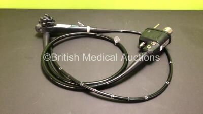 Pentax EG-2990i Video Gastroscope in Case - Engineer's Report : Optical System - Untested, Angulation - No Fault Found, Insertion Tube - No Fault Found, Light Transmission - No Fault Found, Channels - Untested, Leak Check - No Fault Found *A113876* (LP) - 2