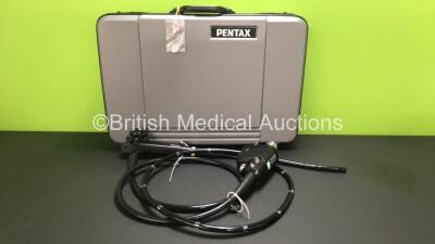 Pentax EC-3890Fi Video Colonoscope in Case - Engineer's Report : Optical System - Untested, Angulation - No Fault Found, Light Transmission - No Fault Found, Channels - Untested, Leak Check - No Fault Found *A111073* (LP)