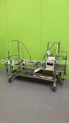 Ferno Falcon 6 Stretcher with Welch Allyn ProPaq Patient Monitor (Unable to Power Up Due to No Power Supply) - 2