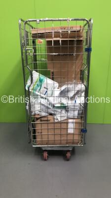 Mixed Cage of Consumables Including Exhaust Line for Gas Return Scavenging System, Stryker The Mill Disposable Fine Sets and Heraeus Vacuum Mixing System (Cage Not Included - Out of Date)