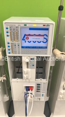 3 x Fresenius Medical Care 4008 S Dialysis Machines Software Versions 4.5 - Running Hours 09377 / 09139 / 19566 (1 x Powers Up,1 x Powers Up with Alarm,1 x Unable to Power Up Due to No Input-2 x Incomplete-See Photos) *GH* - 3