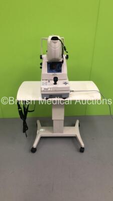 Topcon TRC-NW8 Non-Mydriatic Retinal Camera on Topcon ATE-600 Motorized Table (Powers Up) * SN 085567 * * Mfd 2009 * *FOR EXPORT OUT OF THE UK ONLY*