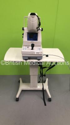 Topcon TRC-NW8 Non-Mydriatic Retinal Camera on Topcon ATE-600 Motorized Table (Powers Up) * SN 086121 / 20100027309121 * * Mfd 2010 * *FOR EXPORT OUT OF THE UK ONLY*