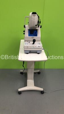 Topcon TRC-NW8 Non-Mydriatic Retinal Camera on Topcon ATE-600 Motorized Table (Powers Up) * SN 086573 / 20100027309097 * * Mfd 2012 * *FOR EXPORT OUT OF THE UK ONLY*