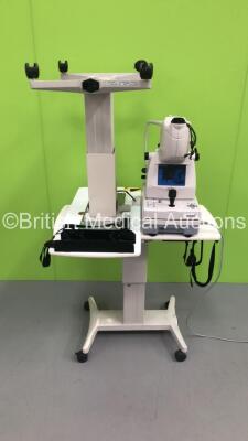 Topcon TRC-NW8 Non-Mydriatic Retinal Camera with 2 x Topcon ATE-600 Motorized Table (Powers Up) * SN 085574 / 20100027 / 20130027311641 * * Mfd 2009 * *FOR EXPORT OUT OF THE UK ONLY*