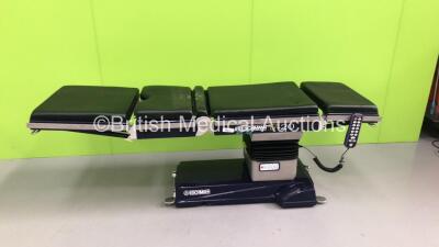 Eschmann T-20 Electric Operating Table Ref T20-221-1001 with Cushions and Controller (Powers Up and Tested Working) * SN T2AB-3F-1065 * * Mfd 2003 * * Asset No FS 0091250 *