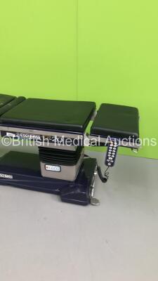 Eschmann T-20 Electric Operating Table Ref T20-221-1001 with Cushions and Controller (Powers Up and Tested Working) * SN T2AB-3F-1065 * * Mfd 2003 * * Asset No FS 0091250 * - 2
