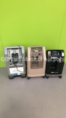 2 x DeVilbiss Mobile Oxygen Concentrators and 1 x AirSep NewLife Elite Oxygen Concentrator (All Power Up)
