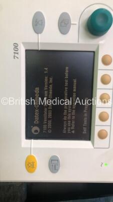 Datex-Ohmeda Aestiva/5 Anaesthesia Machine with Datex-Ohmeda 7100 Ventilator Software Version 1.4 with Bellows and Absorber (Powers Up) *S/N AMVP00200* - 3