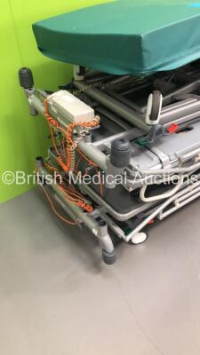 2 x Huntleigh Enterprise 5000 Electric Hospital Beds with 1 x Mattress and 1 x Low Profile Electric Hospital Bed - 4