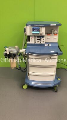 Drager Fabius GS Premium Anaesthesia Machine Software Version 3.32a Total Run Hours 1858 - Total Ventilator Hours 415 with Bellows, Absorber and Hoses (Powers Up) *S/N ASBB-0103* **Mfd 2010**