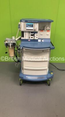 Drager Fabius GS Premium Anaesthesia Machine Software Version 3.34a Total Run Hours 17570 - Total Ventilator Hours 4135 with Bellows, Absorber and Hoses (Powers Up) *S/N ASFK-0174* **Mfd 2014**