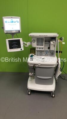 Datex-Ohmeda Aespire View Anaesthesia Machine Software Version 06.30 with GE Carescape Monitor B650, Baxter Drager D-Vapor Desflurane Vaporizer, Bellows and Hoses (Powers Up) *S/N APHT00322 / FS0188570 / FS0147644 / FS0147643*