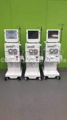 3 x B-Braun Dialog+ Dialysis Machines (1 x Powers Up and Re-Sets - 2 x No Power)