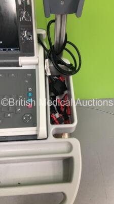 GE MAC 5500 ECG Machine on Stand (Powers Up) - 3