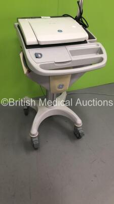 GE MAC 5500 ECG Machine on Stand (Powers Up) - 5