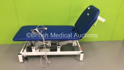 Bristol Maid Electric Patient Examination Couch with Controller (Powers Up and Tested Working)