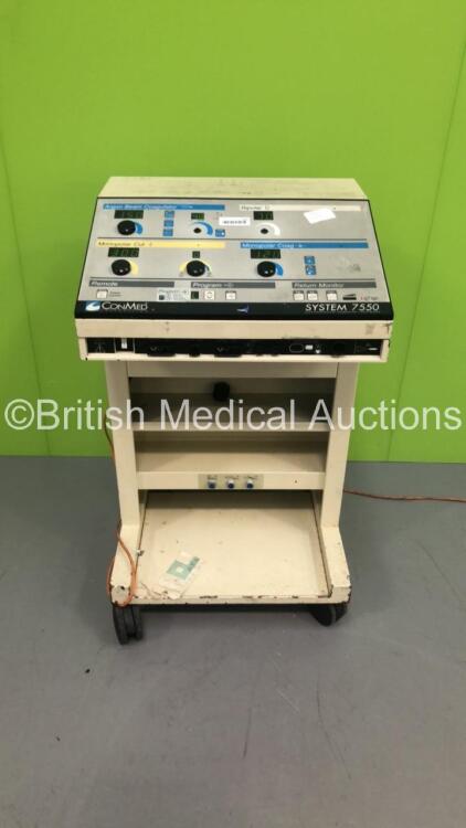 ConMed System 7550 Electrosurgical Generator + ABC Modes (Powers Up)