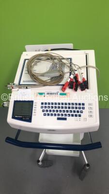 Mortara Instrument ELI 250 ECG Machine on Stand with 1 x 10-Lead ECG Lead (Powers Up) - 2