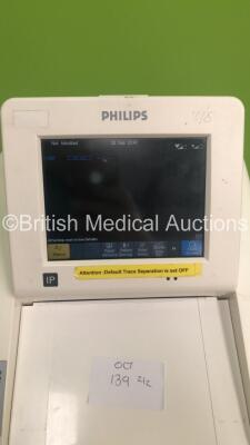 1 x Welch Allyn Spot Vital Signs Monitor on Stand and 1 x Philips Avalon FM30 Fetal Monitor on Stand (1 x Powers Up,1 x Powers Up and Then Cuts Out) - 5