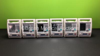 6 x Baxter Colleague CXE Volumetric Pumps *22050206DL - 21061395DB - 22051050DL - 22050237DL - 22050216DL - 22051012DL*