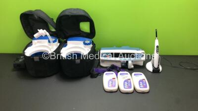 Mixed Lot Including 1 x Cardinal Health Alaris GH Syringe Pump (Draws Power with Some Casing Damage - Photo) 2 x DeVilbiss Vacu-Aide QSU Suction Units with 1 x Power Supply (Both Power Up) 3 x Graseby MR10 Neonatal Respiration Monitors and 1 x Woodpecker 