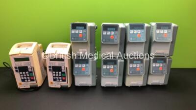 Job Lot Including 8 x Ivac Model 598 Volumetric Pumps, 2 x Graseby 500 Infusion Pumps