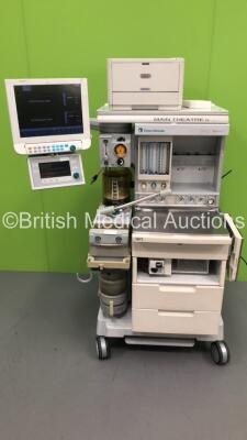 Datex-Ohmeda Aestiva/5 Anaesthesia Machine with Datex-Ohmeda SmartVent Software Version 4.8 PSVPro,Module Rack Including 1 x E-CAiOV Gas Module with D-Fend Water Trap and Spirometry,1 x Blank Module,Datex-Ohmeda Monitor *Damaged and Mark to Screen-See Pho