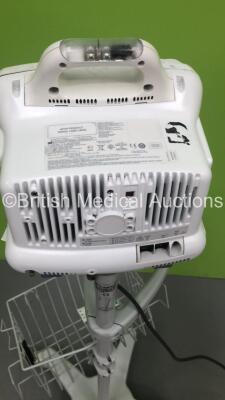 GE Dash 3000 Patient Monitor with BP1,BP2,SpO2,Temp/CO,NBP and ECG Options on Stand (Powers Up-Damage to Casing-See Photos) * SN N/A * - 7