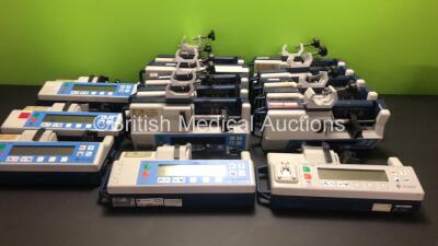 Job Lot of 15 x Alaris IVAC Syringe Pumps 12 x P6000 and 2 x P7000