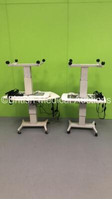 4 x TopCon Ophthalmic Tables (All Power Up) *S/N 20100027309117 / 2010002708859 / 20100027309114* *FOR EXPORT OUT OF THE UK ONLY*