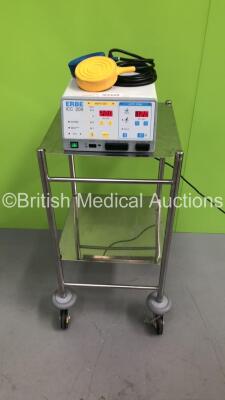 ERBE ICC 200 Electrosurgical Unit with Footswitch (Powers Up) *S/N D-1360*