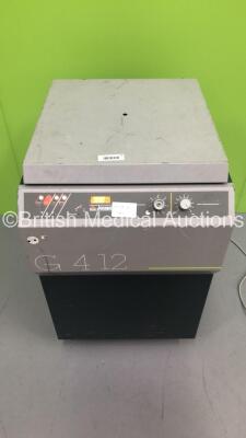 Jouan G412 Centrifuge (Powers Up-Unable to Open Lid)