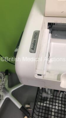 1 x Philips Avalon FM20 Fetal Monitor on Stand (Powers Up - Missing Printer Cover - See Pictures) and 1 x Mindray VS-800 Vital Signs Monitor on Stand (No Power - Missing Top Light Cover - See Pictures) *S/N DE53001837 / BY-83104675* - 4