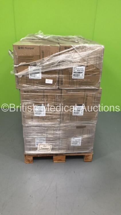 Pallet of 72 Boxes of BD Plastipak 50ml BD Luer-Lok Syringes *IN DATE*