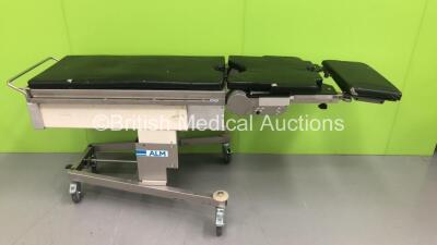 ALM Manual Operating Table Ref 541865999 with Cushions (Hydraulics Tested Working)