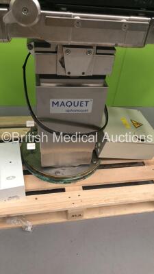 Maquet Alphamaquet Electric Operating Table with Controller, Power Unit and Cushions (Unable to Power Test Due to Cut Power Supply) - 2