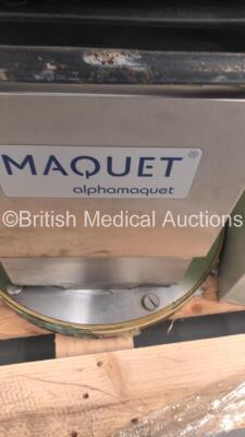 Maquet Alphamaquet Electric Operating Table with Controller and Power Unit (Unable to Power Test Due to Cut Power Supply - Incomplete) - 3