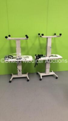 4 x TopCon Electric Ophthalmic Tables *S/N 20180027315495 / 20140027323018 / 20100027390906 / 20110027309895* *FOR EXPORT OUT OF THE UK ONLY*