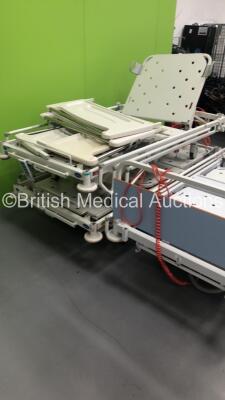 3 x Huntleigh Contura Electric Hospital Beds with Controllers (1 x Head Section Will Not Go Down - Damaged) *S/N 038828 / 10830* - 4
