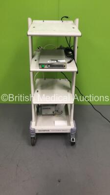 Olympus TC-C1 Clinical Trolley with Olympus OTV-SC Camera/Processor Unit (Powers Up)