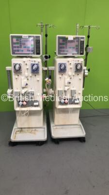 2 x Nikkiso DBB-05 Dialysis Machines Software Version 3.0B - Running Hours 47801 / 47619 (Both Power Up)