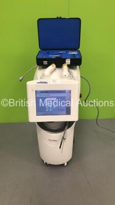 Lumenis Opus Duo Laser Treatment Centre Model SA5601000 with Dental Accessories Set in Case (Powers Up-Damaged Screen and Needs Password-See Photos) * SN 007-15352 * * Mfd Feb 2004 *