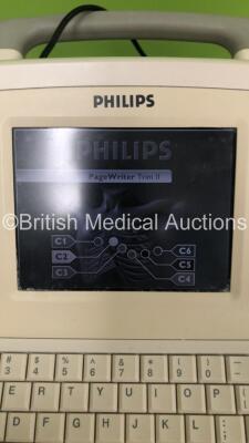 Philips PageWriter Trim II ECG Machine on Stand (Powers Up) * SN US50819422 * - 3