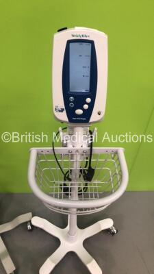 1 x Welch Allyn Spot Vital Signs Monitor on Stand and 1 x Welch Allyn 53STP Patient Monitor on Stand (Both Power Up - One with E36 Displayed - See Pictures) * SN JA074937 / N/A * - 2